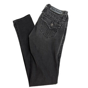 Rock Revival Jen Skinny Black Jeans Women’s Size 28